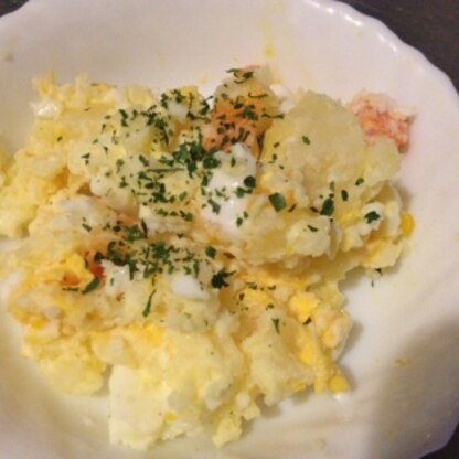 ゆで卵入りのポテトサラダも良いですね(#^.^#)
美味しかったです。
